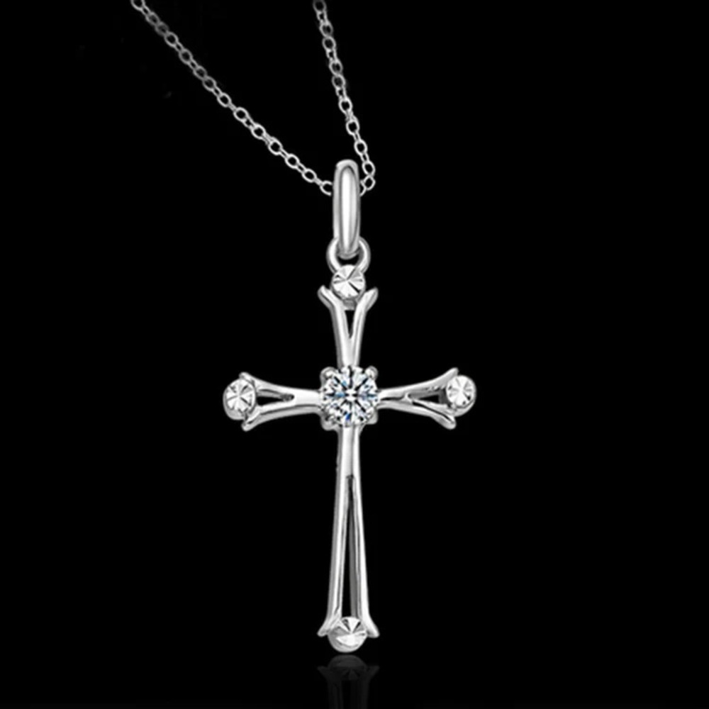 Silver Cross Necklace